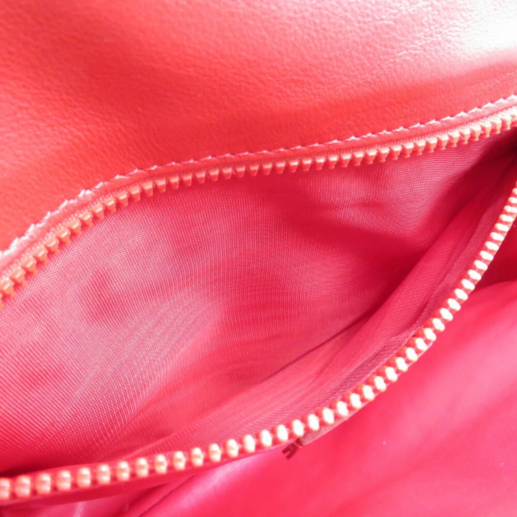 red Pre-Owned Celine (Good) bag leather shoulder chain