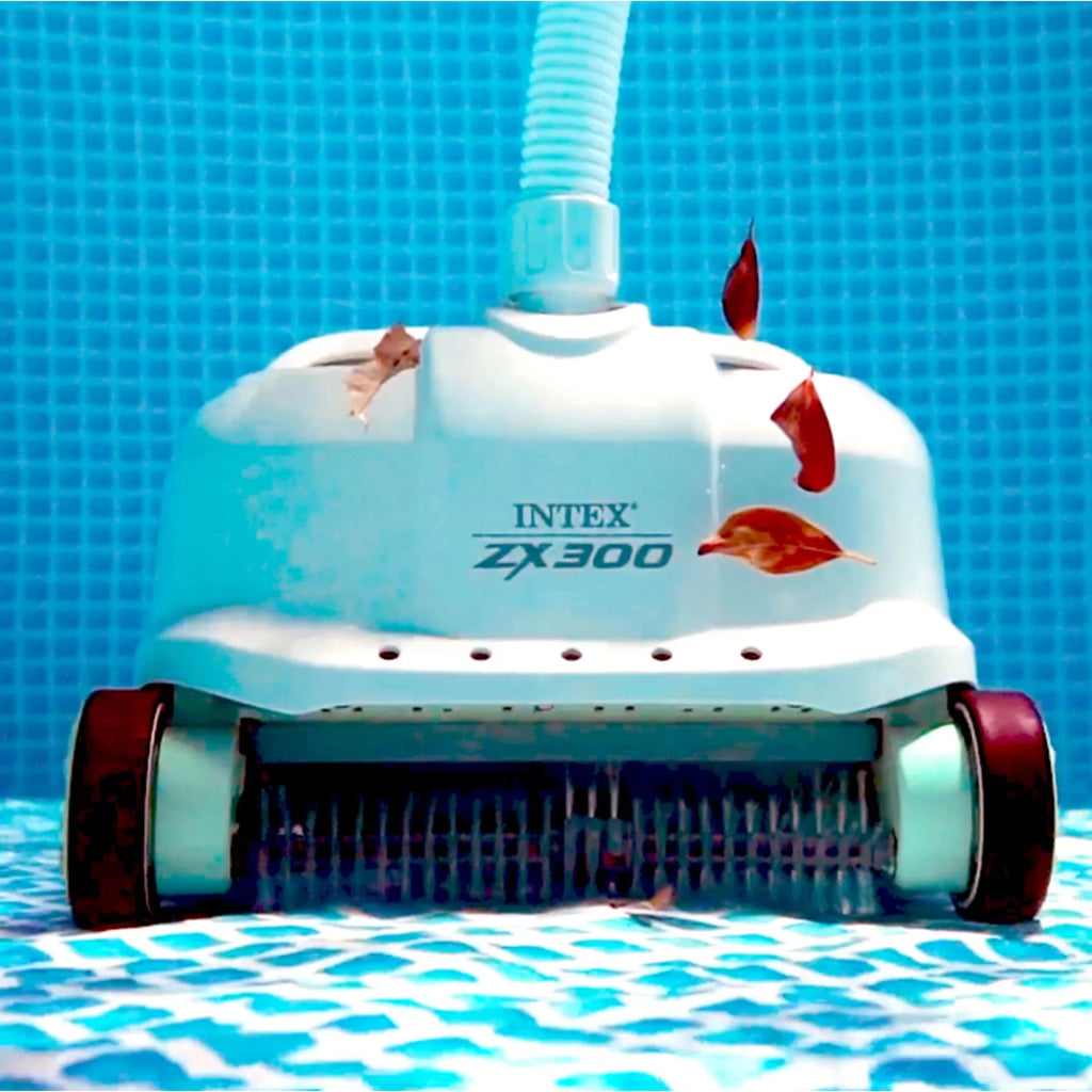 Robot Ground Above Pool Vacuum Pump 52" with Set XTR x & 18' Ultra Intex