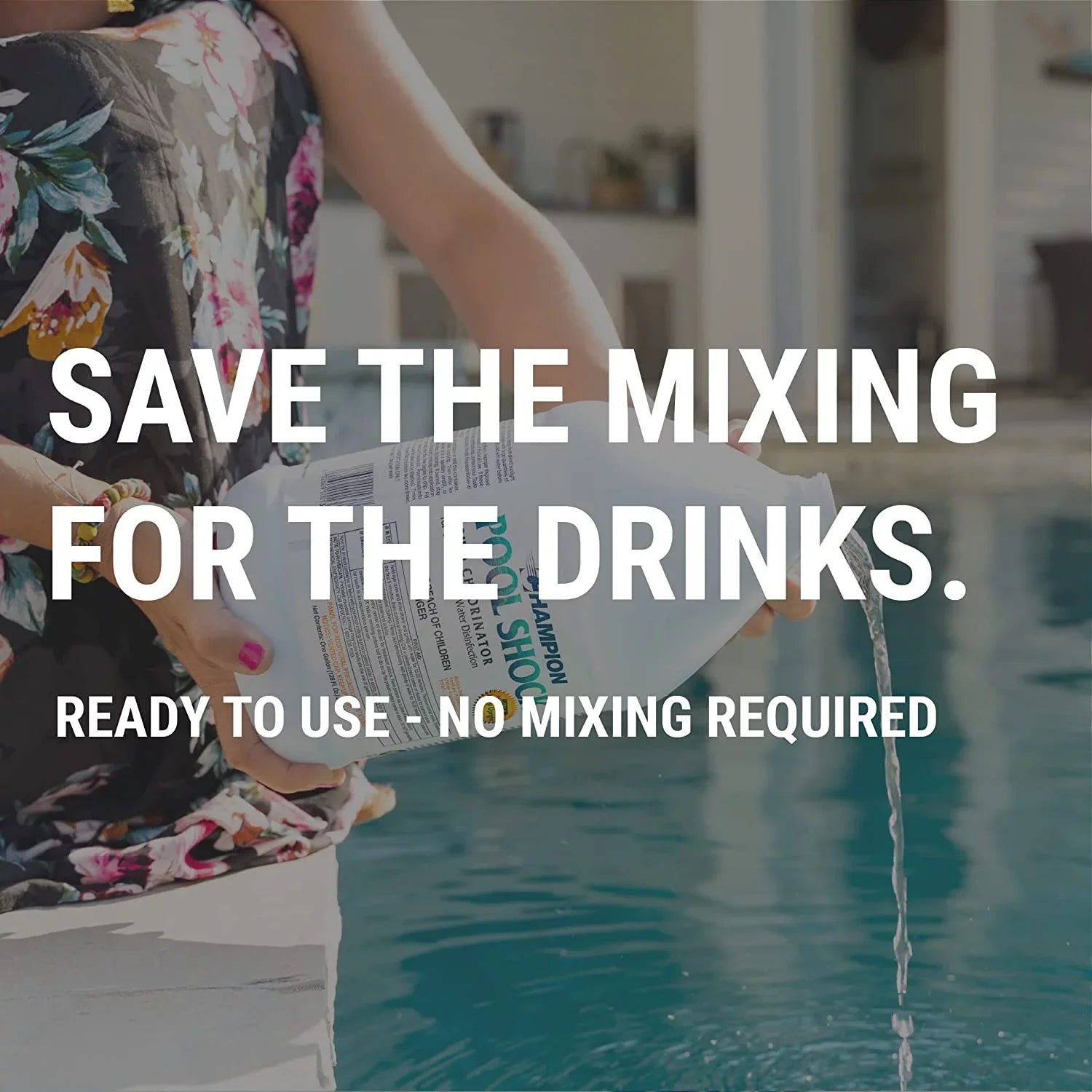 12.5% - (Case Gallons) Pool 1 Liquid Hypochlorite Chlorine Shock - Sodium