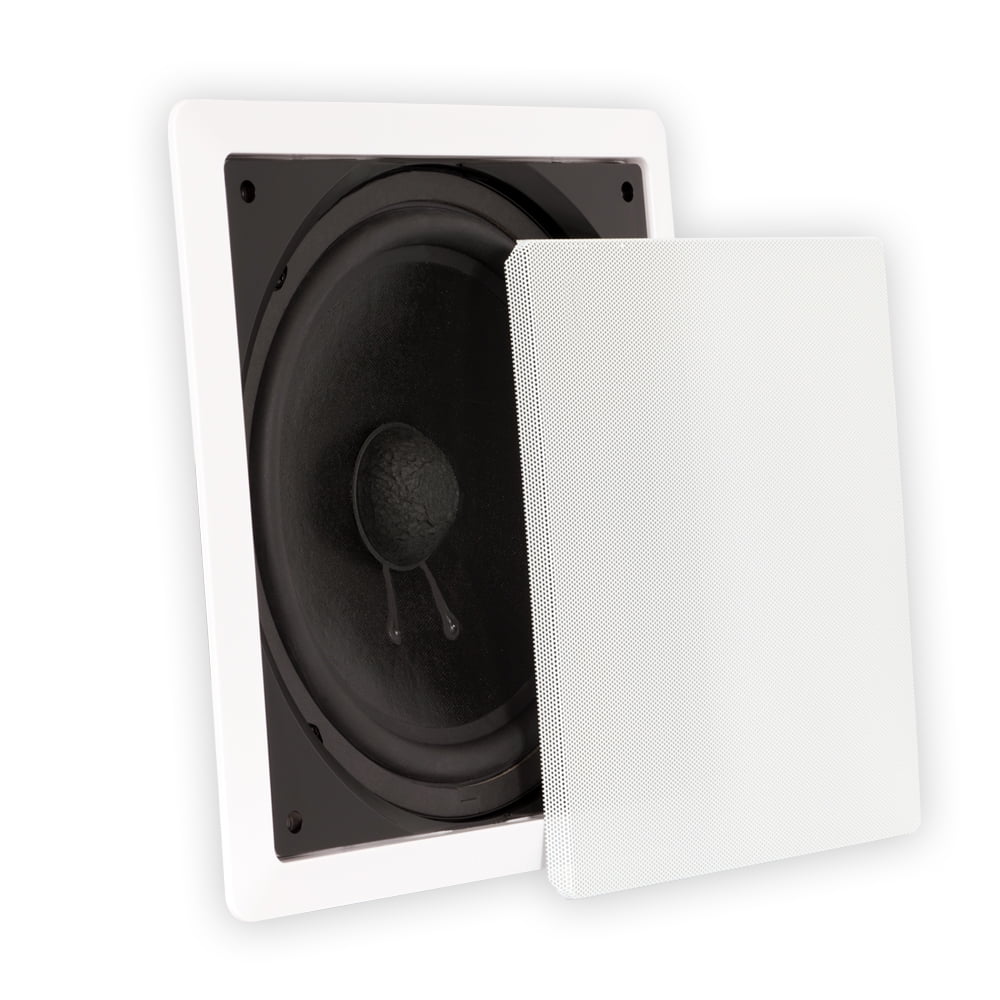 Pack Solutions Mount 4 Amp Subwoofer Speaker TS1000 Flush Theater and 10"
