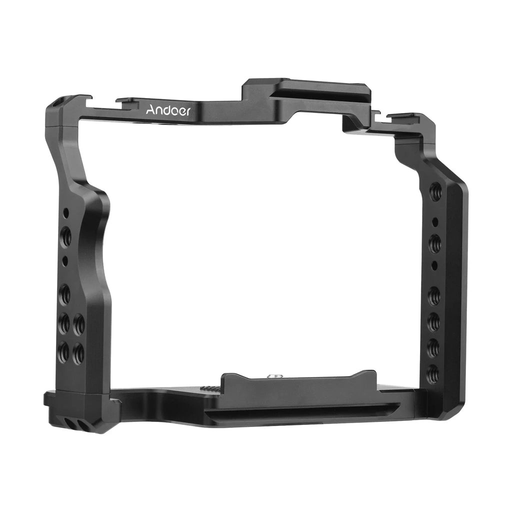 Alloy Inch for with Dual A7R A7R 1/4 Cold Sony Replacement III/ II/ A7S Cage Video Threads Andoer Shoe Numerous Aluminum II A7IV/ Cage Mounts Camera A7III/ A7II/