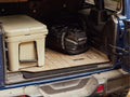 2-Door Bumper Bumper Cargo Wrangler Jeep - Row 2007-2014 Trunk with Liner Protector Behind compatible Protector, Seating with WeatherTech 1st With Black