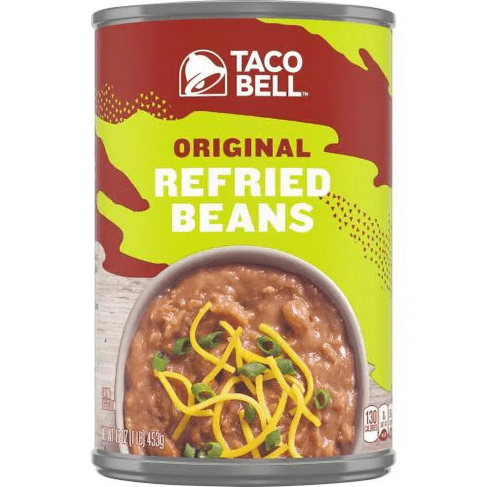 (Pack ? Oz. Taco 12) Original 16 Bell Refried of Beans Can
