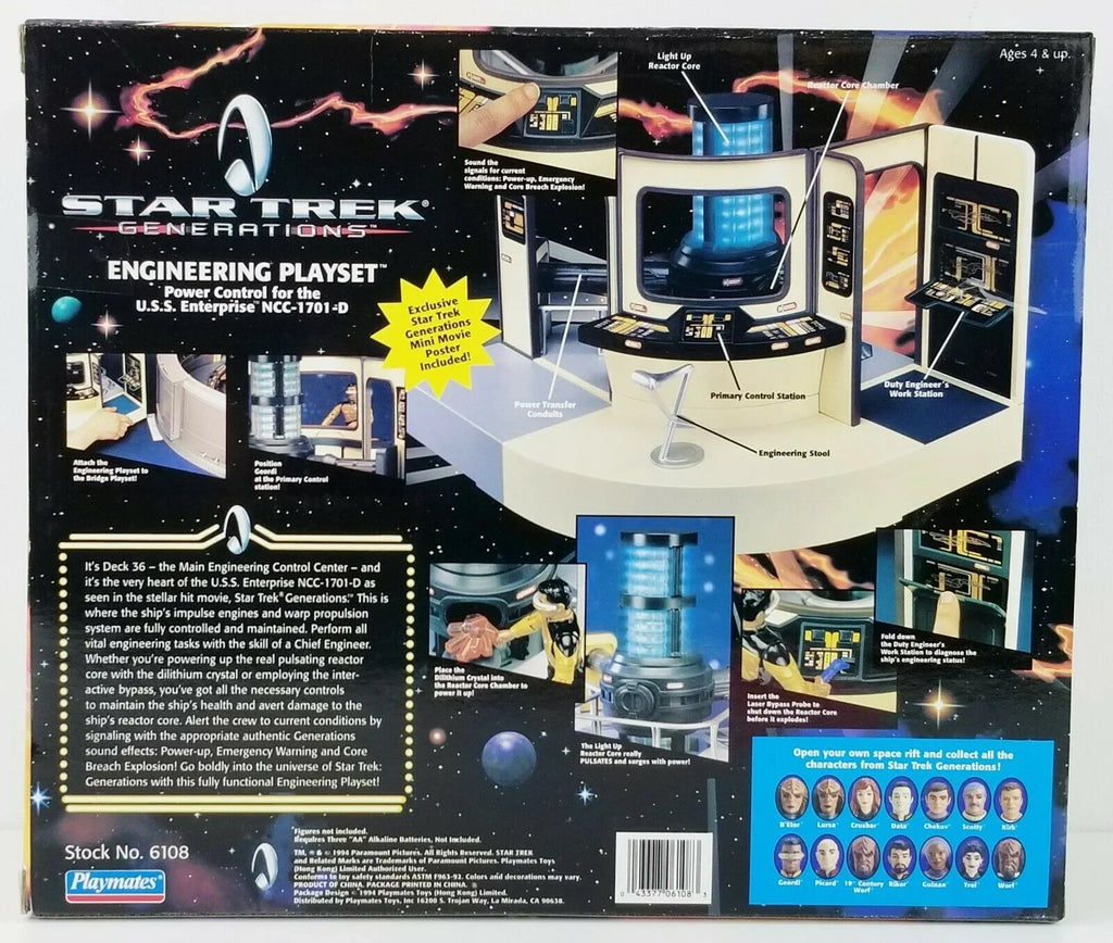 Star Generations Trek Engineering Playset