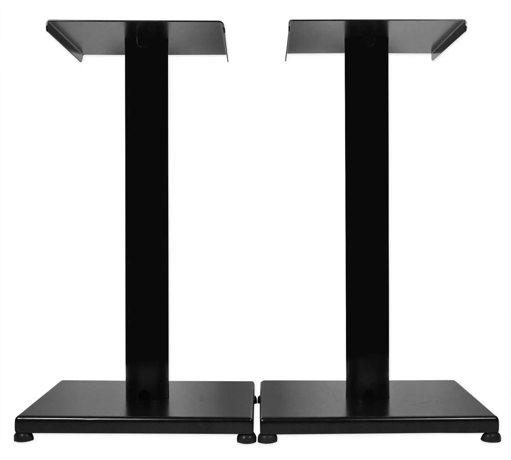 and 29" Stands Studio Monitor Speaker RS29B - Rockville Pair Black Steel Bookshelf